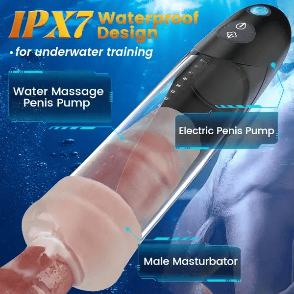 Bathfun Pro: Vacuum Suction Water Penis Pump