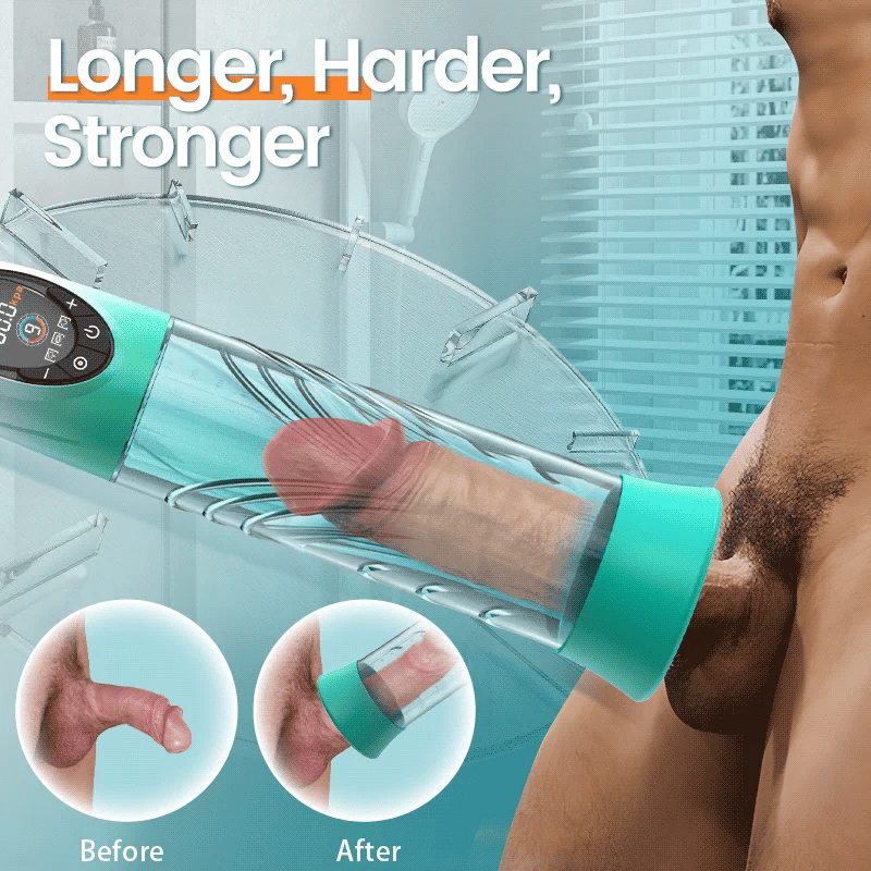 XP14: Electric Vacuum Water Penis Pump with 4 Pressure Levels 9 Sucking