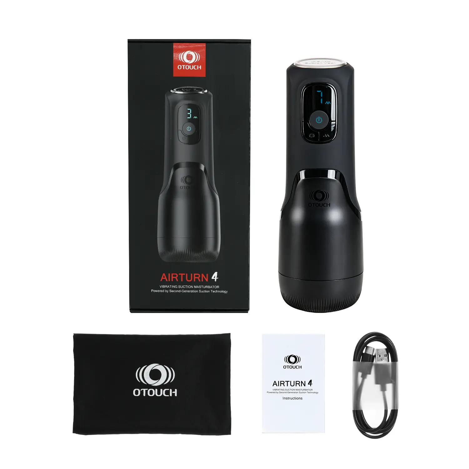 XS7: Male Masturbator with Gen 2 Contraction, Suction & OLED Control