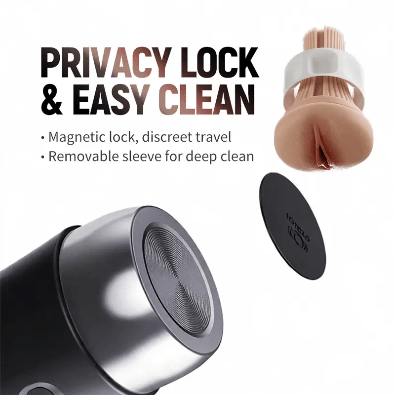 XV2: Male Masturbator with Privacy Lock, Suction & Vibration