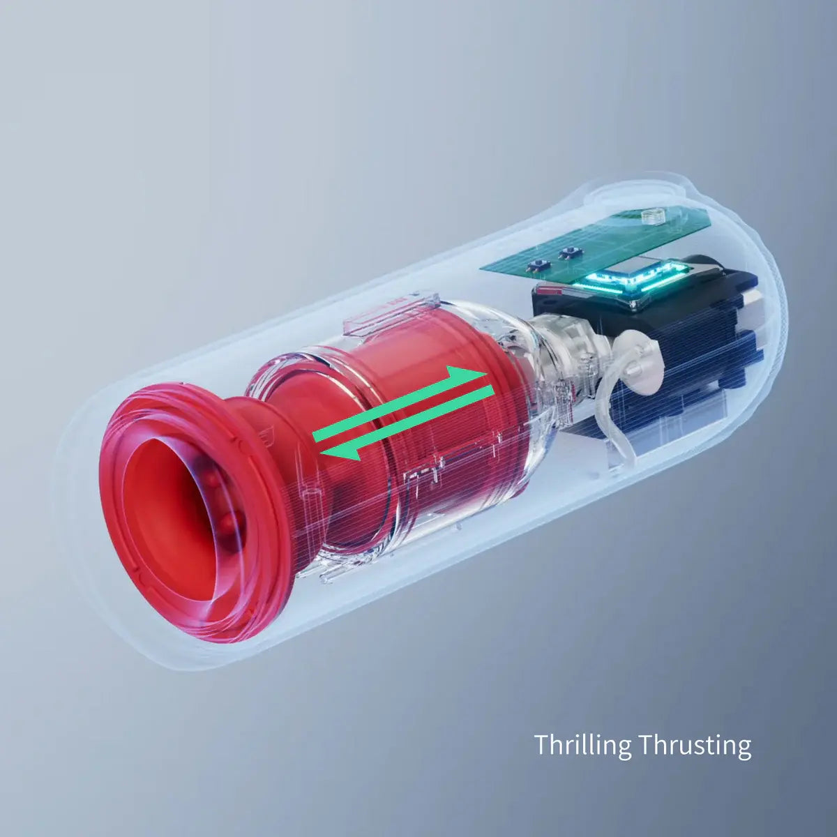 XT9: Waterproof Male Masturbator with 360° Contraction & Thrusting