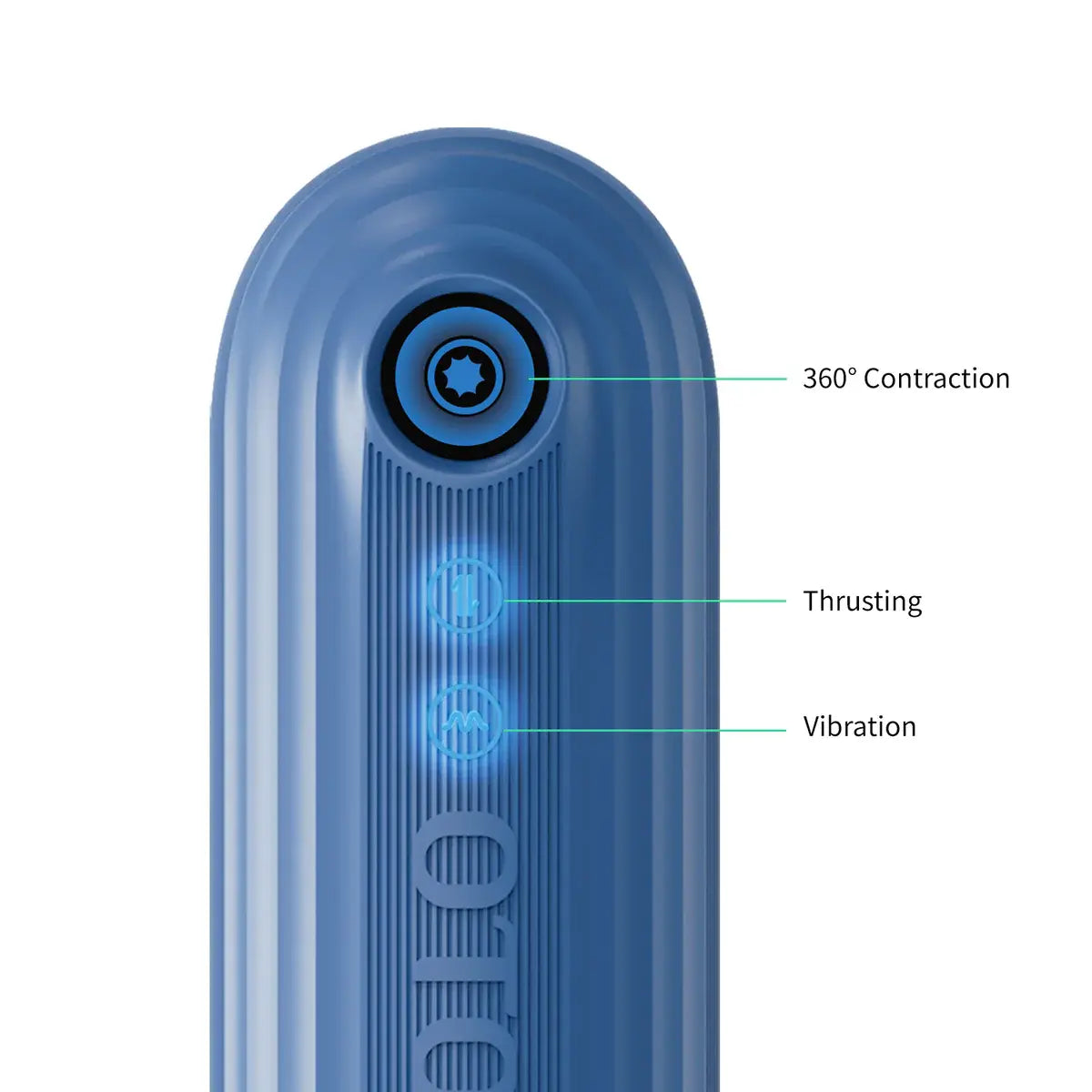 XT9: Waterproof Male Masturbator with 360° Contraction & Thrusting