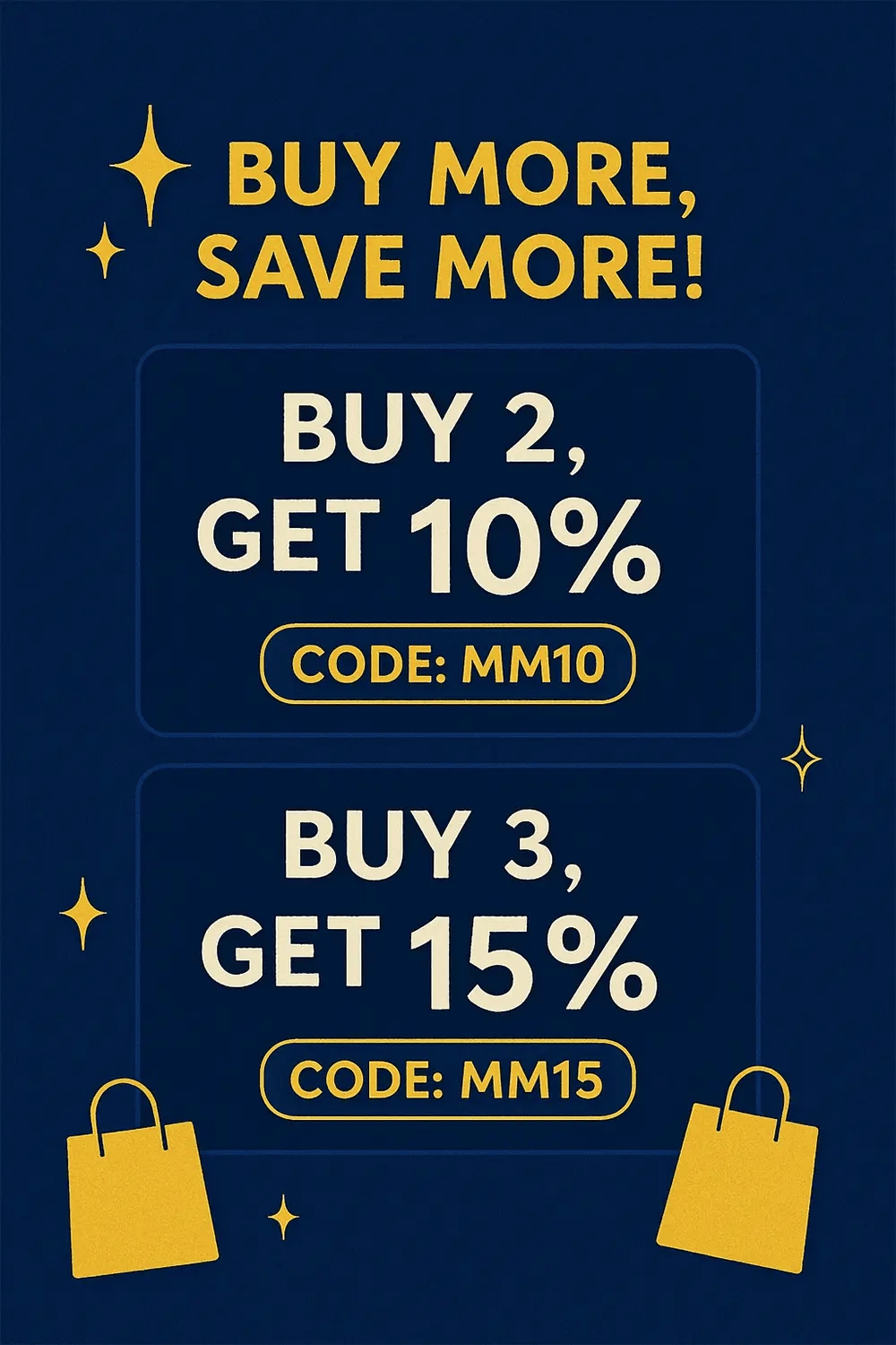 Buy More, Save More promotional banner