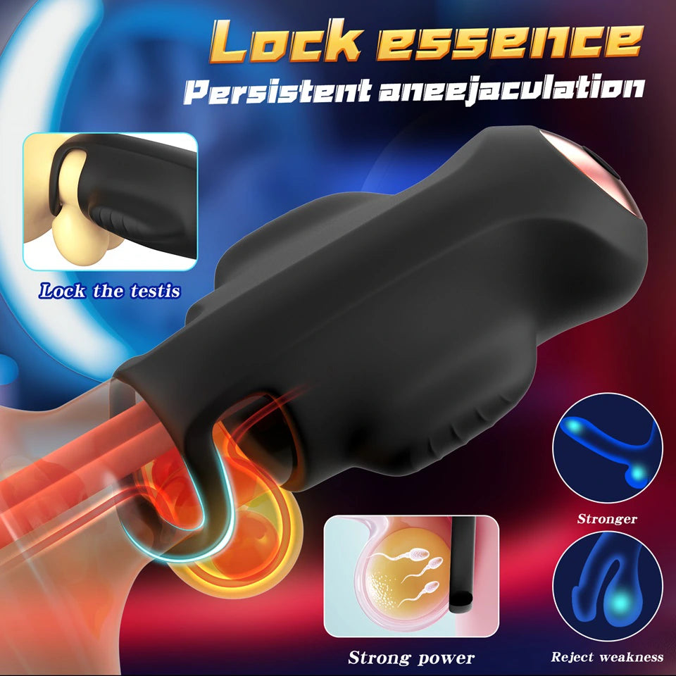 XG4: App Control Dual Motor Penis Trainer Ring with 9-frequency Pulse Mode