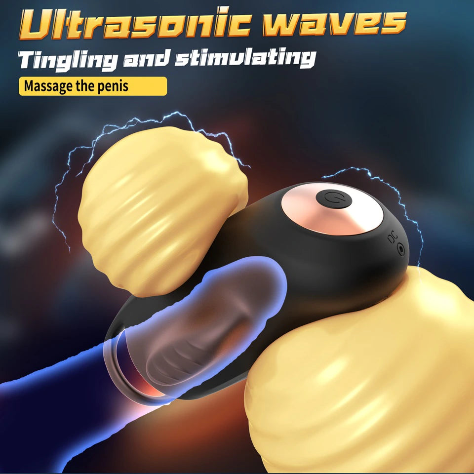 XG4: App Control Dual Motor Penis Trainer Ring with 9-frequency Pulse Mode