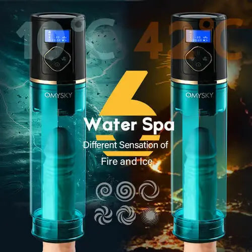 XP6: Electric Water Penis Pump With 6 Suction Modes LED Display