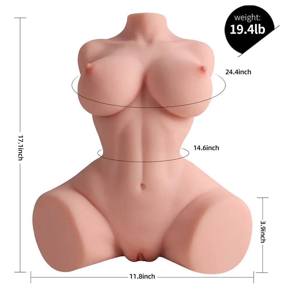 Daisy: 19.29LB Lifelike Female Sex Torso