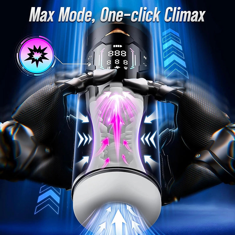 XT4: Hands Free Masturbators with 7 Thrusting & Sucking & Vibration Modes