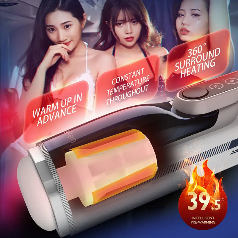 Leten A380 Pro: 10 Thrusting & Rocking Modes Realistic Male Stroker with Heating Voice