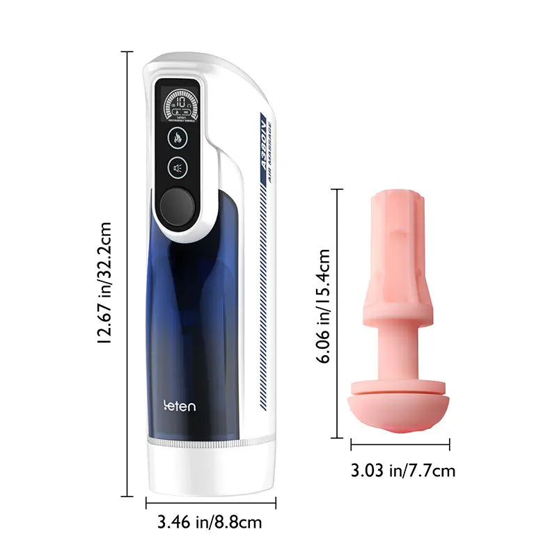 Leten A380 Pro: 10 Thrusting & Rocking Modes Realistic Male Stroker with Heating Voice