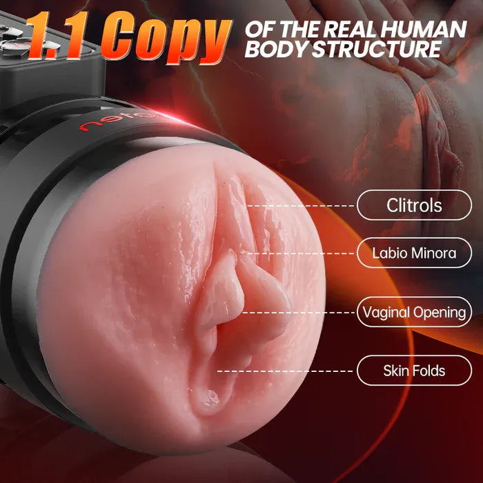 Leten Powerful Blasting: 10 Vibrating Male Masturbator APP Control