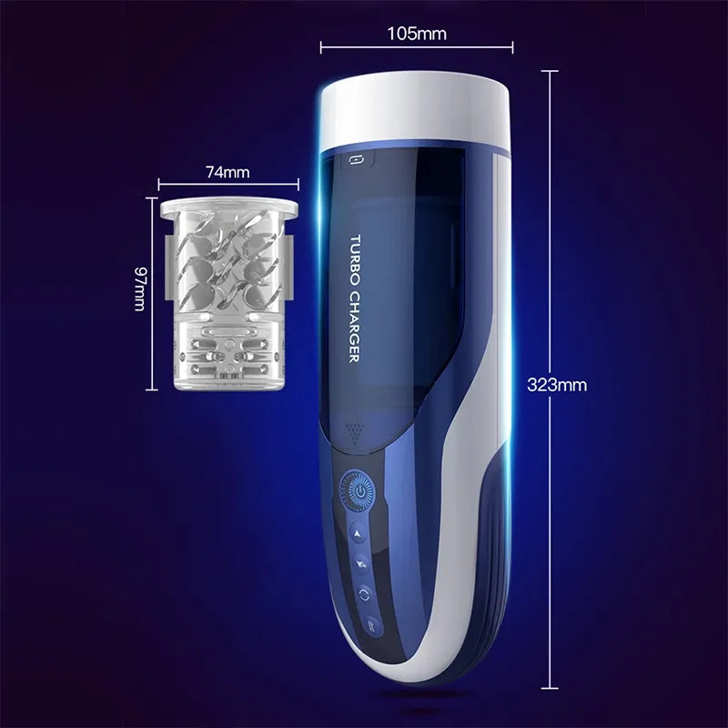 Leten Turbo Charger: 10 Thrusting Rotating Modes High Speed Stroker