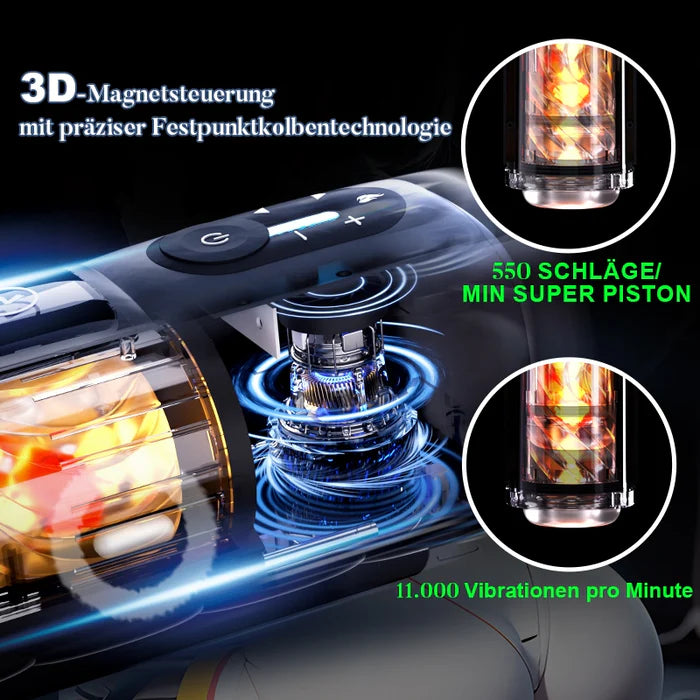 Leten Zero Gravity: 10 Frequency 6 Speed Thrusting Vibrating Stroker