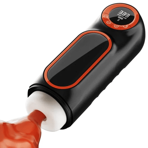 Male masturbator with visible liquid emission effect