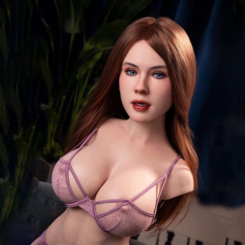 Nina: 44LB Realistic Gel Breast Silicone Sex Doll with ROS Head