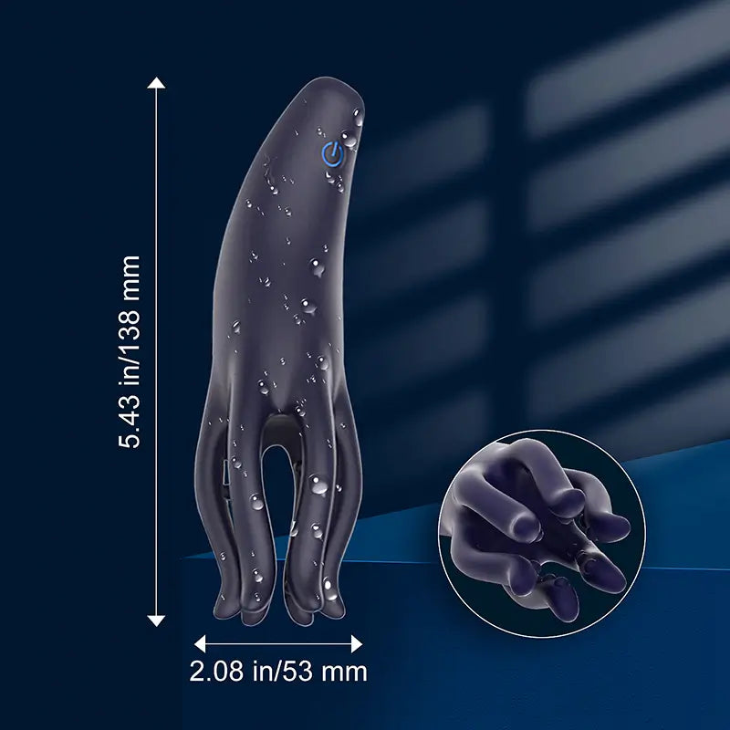 XG17: Monster Tentacle Penis Glans Vibrator with 10 Modes