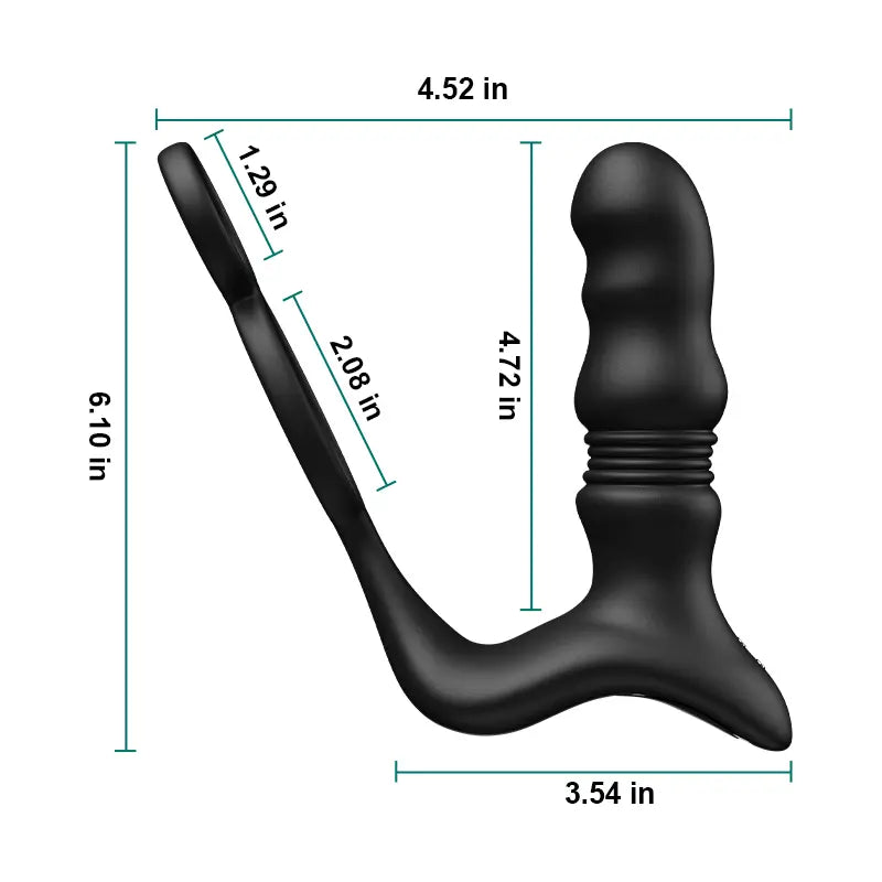 PM9: Wearable Remote Control Prostate Massager With 9 Thrusting & Vibrating Modes