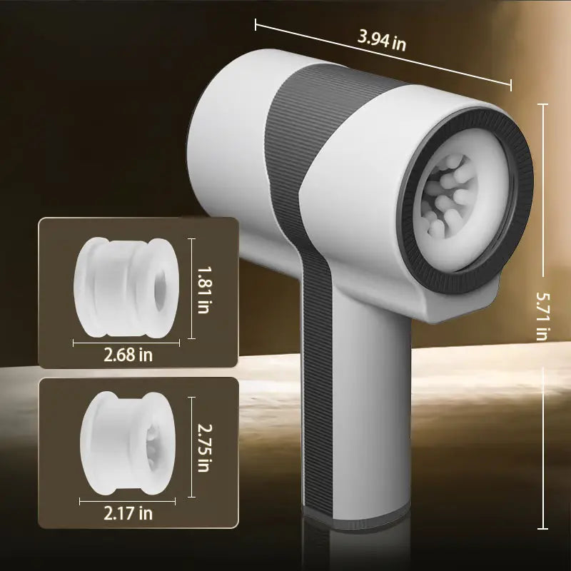XR17: Auto 5 Telescopic Rotation 7 Vibrating Modes Male Masturbator Cup