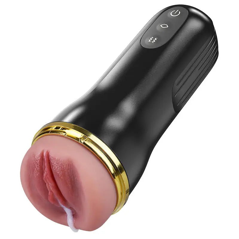 XV6: Realistic Vibrating Pocket Pussy Masturbator with 10 Vibration Modes