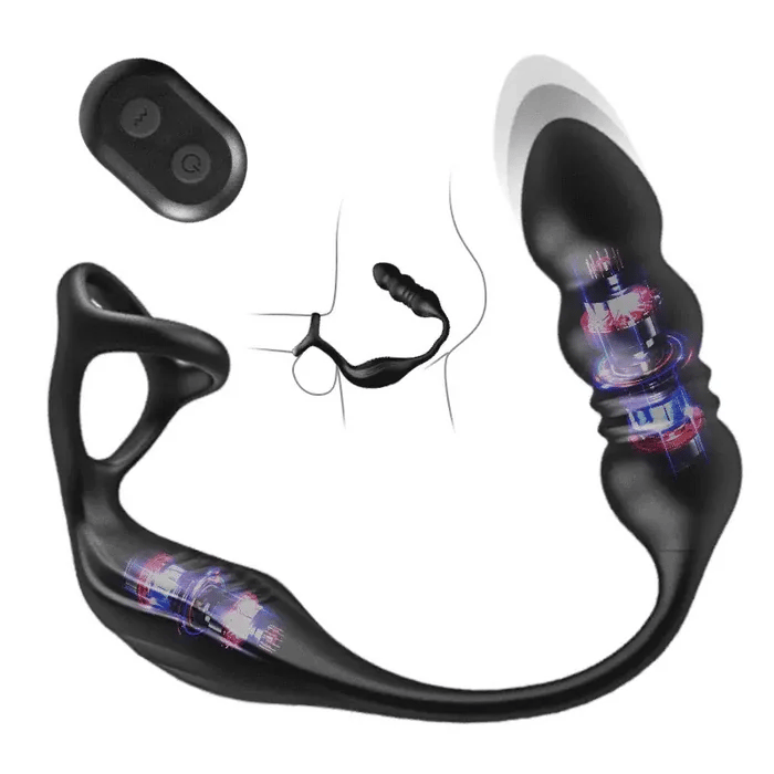 PM6: Wearable Prostate Massager with 9 Thrusting & Vibrating